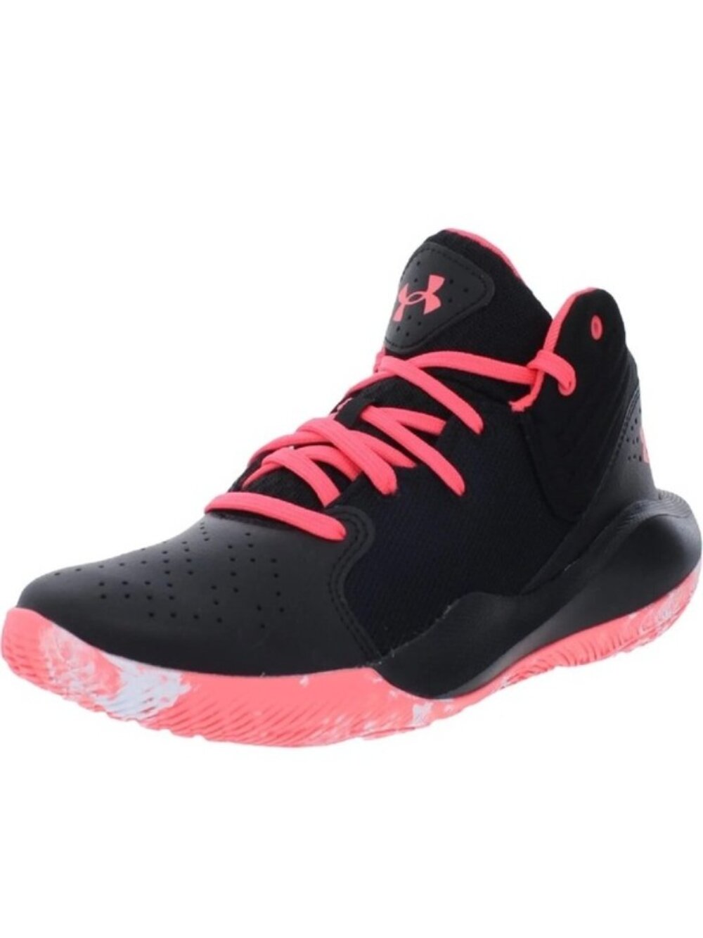 Under Armour | Girls Jet 21 Black Athletic and Training Shoes Sneakers | Size 1Y